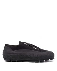 Baskets basses noires Jil Sander