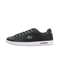 Baskets basses noires Lacoste