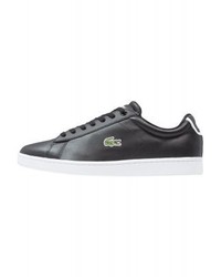 Baskets basses noires Lacoste