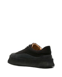 Baskets basses noires Jil Sander