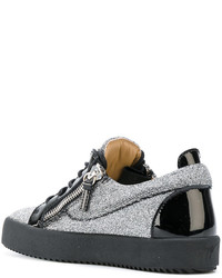 Baskets basses noires Giuseppe Zanotti Design