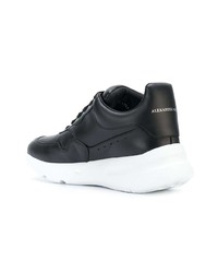 Baskets basses noires Alexander McQueen