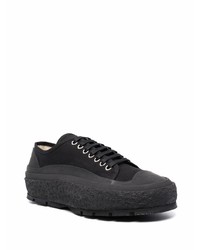 Baskets basses noires Jil Sander