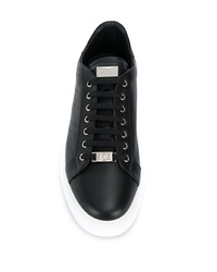 Baskets basses noires Philipp Plein