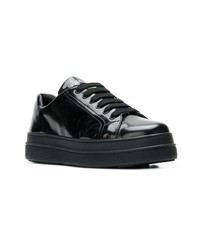 Baskets basses noires Prada