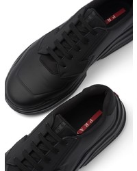 Baskets basses noires Prada