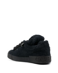 Baskets basses noires Dolce & Gabbana