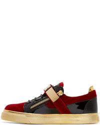 Baskets basses noires Giuseppe Zanotti