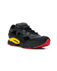 Baskets basses noires Adidas By Raf Simons