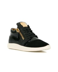 Baskets basses noires Giuseppe Zanotti Design