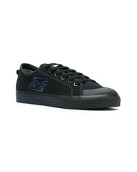 Baskets basses noires Adidas By Raf Simons