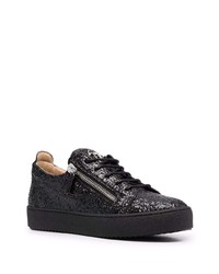 Baskets basses noires Giuseppe Zanotti