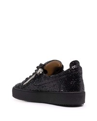 Baskets basses noires Giuseppe Zanotti