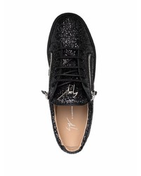 Baskets basses noires Giuseppe Zanotti