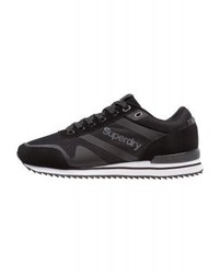 Baskets basses noires Superdry