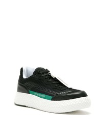 Baskets basses noires Emporio Armani