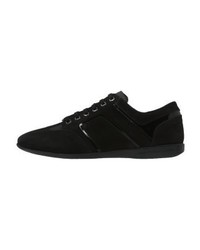 Baskets basses noires Versace