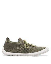 Baskets basses olive Camper