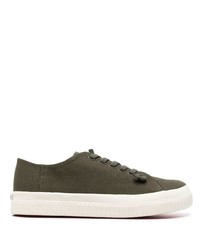 Baskets basses olive Camper