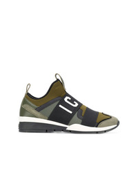 Baskets basses olive DSQUARED2