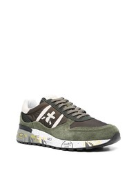 Baskets basses olive Premiata