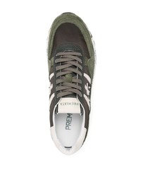 Baskets basses olive Premiata