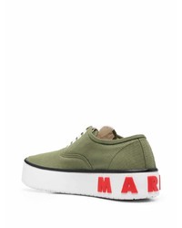 Baskets basses olive Marni