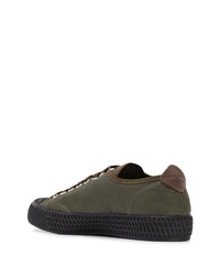 Baskets basses olive Car Shoe