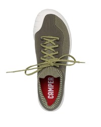 Baskets basses olive Camper