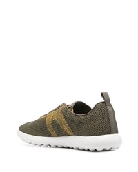 Baskets basses olive Camper