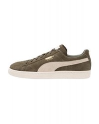 Baskets basses olive Puma