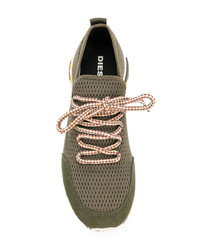 Baskets basses olive Diesel