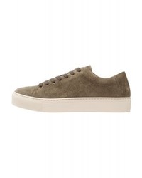 Baskets basses olive Selected Femme