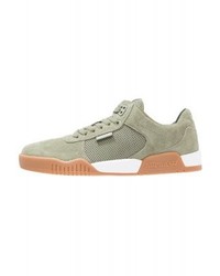 Baskets basses olive Supra