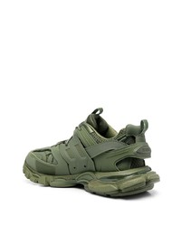 Baskets basses olive Balenciaga