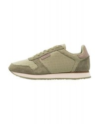 Baskets basses olive Woden