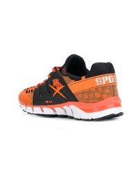 Baskets basses orange Plein Sport