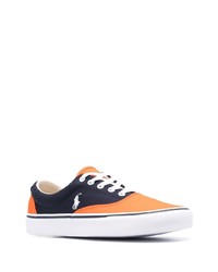 Baskets basses orange Polo Ralph Lauren