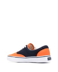 Baskets basses orange Polo Ralph Lauren