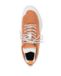 Baskets basses orange Roa