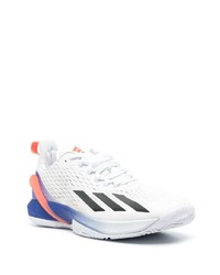 Baskets basses ornées blanches adidas Tennis