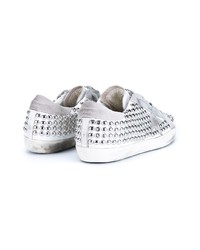 Baskets basses ornées blanches Golden Goose Deluxe Brand