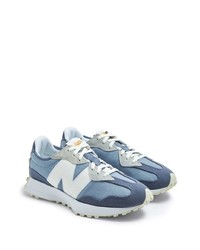 Baskets basses ornées bleu clair New Balance