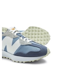 Baskets basses ornées bleu clair New Balance