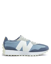 Baskets basses ornées bleu clair New Balance