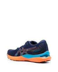 Baskets basses ornées bleu marine Asics