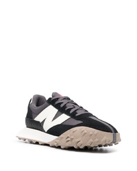 Baskets basses ornées gris foncé New Balance