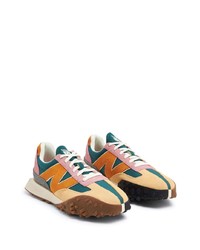 Baskets basses ornées marron clair New Balance