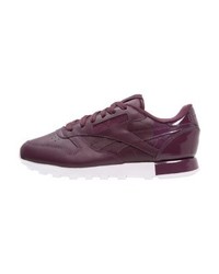 Baskets basses pourpre foncé Reebok