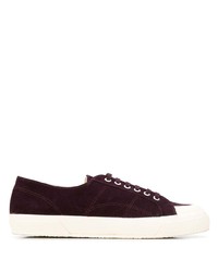 Baskets basses pourpre foncé Superga